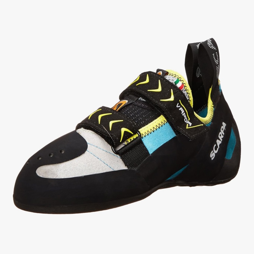 Scarpa Black and Blue Climbing Shoes